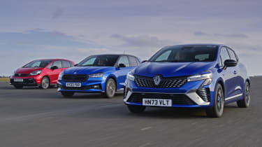 Renault Clio vs Skoda Fabia vs Honda Jazz